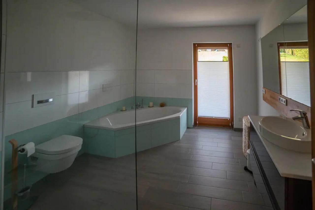 Ferienwohnung Am Waldrand Bad Driburg Exteriör bild